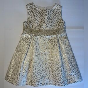 Lilly Pulitzer Abrianna Dress Lagoon Jacquard 3T NWT